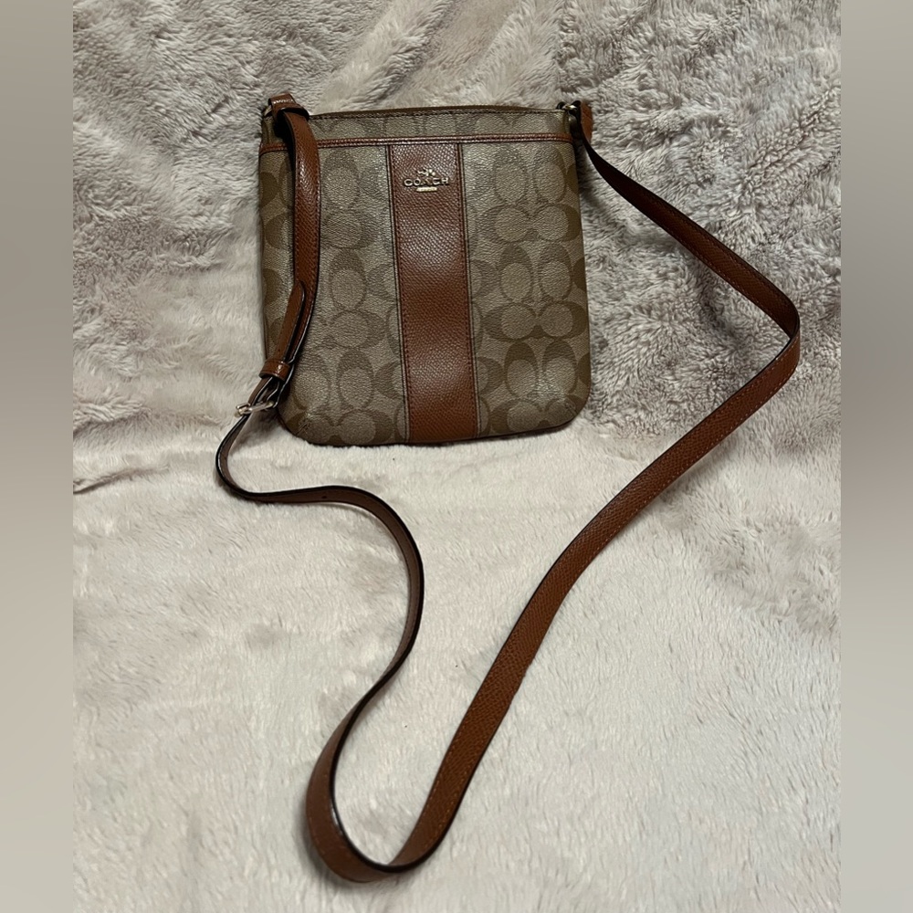 Brown Coach Crossbody 2000s